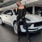 Slim Fit Long Sleeve Zip Jumpsuit