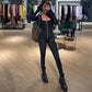 Slim Fit Long Sleeve Zip Jumpsuit