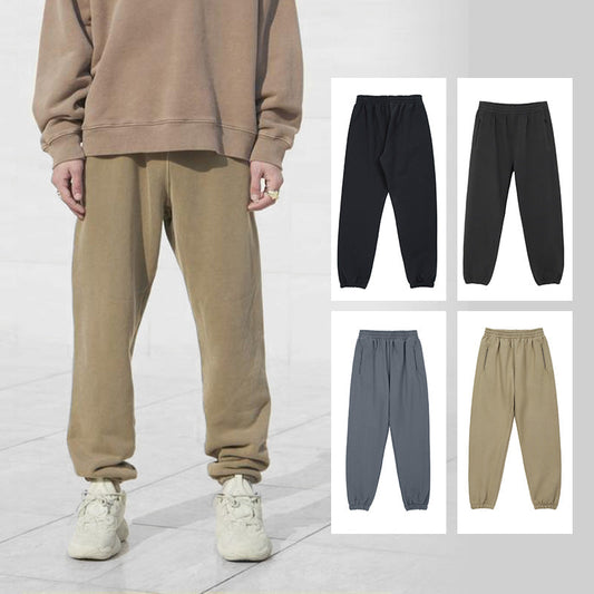 Men's Warm Elastic Sweatpants with Pockets