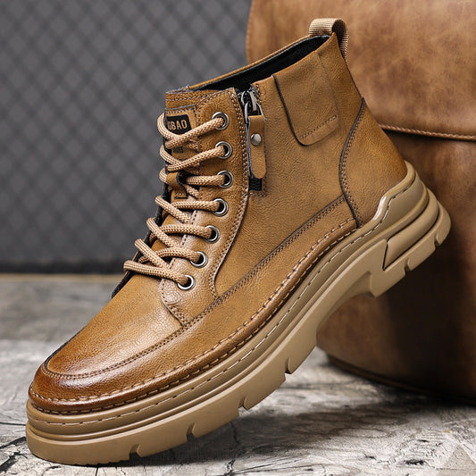 Men’s Rugged Plush-lined Ankle Boots