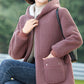 [Winter Gift for Mom] Women's Warm Full-Zip Hooded Jacket
