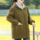 [Winter Gift for Mom] Women's Warm Full-Zip Hooded Jacket