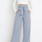 Women's casual wide-leg pants bow trousers