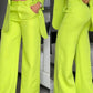 Women’s Elegant Notched Lapel Blazer and Wide-leg Pants Suit