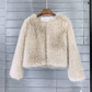 Women's Winter Faux Fur Cropped Coat