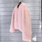 Women's Winter Faux Fur Cropped Coat