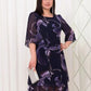 💕[S-5XL]👗2024 New ruffled sleeve Elegant printed chiffon dresses.