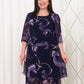 💕[S-5XL]👗2024 New ruffled sleeve Elegant printed chiffon dresses.