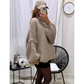 Women's Warm Mock Neck Loose Fit Sweater