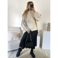 Women's Warm Mock Neck Loose Fit Sweater