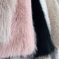 Long sleeve warm cropped coat for women