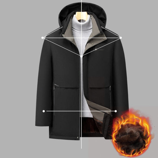 Men's Fashionable Padded Thickened Jacket