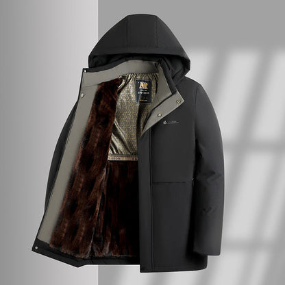 Men's Fashionable Padded Thickened Jacket