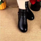 Elegant Flat Warm Round Toe Ankle Boots