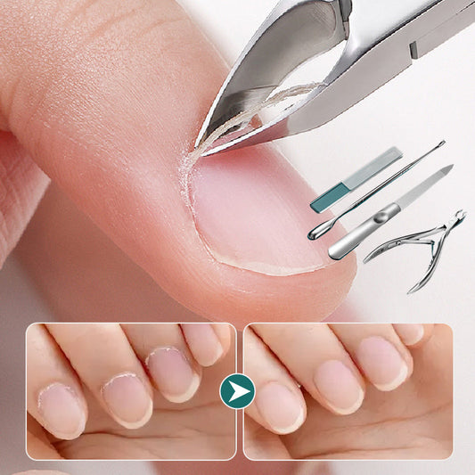 Stainless Steel Cuticle Remover Kit - 4PCS/Set