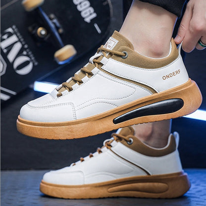 Men's Lace-Up Casual Sneakers with Thick Sole