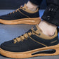 Men's Lace-Up Casual Sneakers with Thick Sole