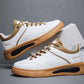 Men's Lace-Up Casual Sneakers with Thick Sole