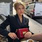 Elegant Solid Color Lapel Button Front Coat
