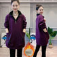 Women's Warm Half Zipper Neck Top with Large Pockets