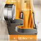 Suction Cup Hanging Double Bar Towel Rack