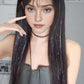 Invisible Clip-in Hair Extensions with Hair Tinsel
