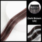 Invisible Clip-in Hair Extensions with Hair Tinsel