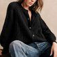 Chunky Knit Cardigan Sweater for Women