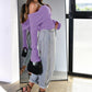 Off-the-Shoulder Long Sleeve Sweater