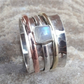 Vintage Heavy Duty Wide Band Sterling Silver Ring