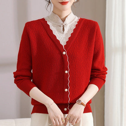 Women's Casual Warm Long Sleeve Knit Sweater