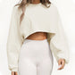 Women’s Pullover Long Sleeves Crop Tops