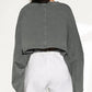 Women’s Pullover Long Sleeves Crop Tops