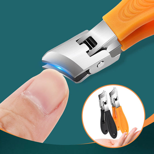 🔥New Hot Selling❤️‍🔥Wide Jaw Opening Anti-Splash Slanted Nail Clipper