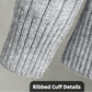 Men's Zipper Knit Sweater with Half-High Neck