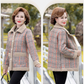 Warm Women's Thickened Plaid Jacket