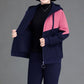 Women's Warm & Cozy Hooded Sweatshirt & Pants 2-Piece Set