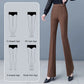 Women's High Waist Stretch Micro-Flare Casual Pants