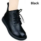 Women's Zipper Lace Up Ankle Boots