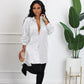 Women's Shiny Sequins Mid-Length Shirt