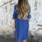🔥2025 NEW SALES - 50% OFF👗Women's Casual Denim Lapel Dress
