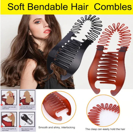 Flexible Interlocking Banana Clips for Easy Styling