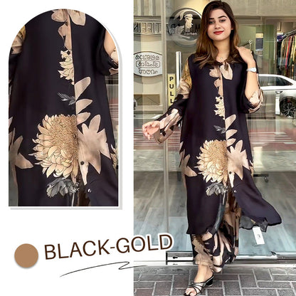 🔥2025 NEW SALES - 50% OFF🔥Women's Casual Lapel Two-Piece Shirt & Pants