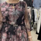 Women’s Elegant Floral Tulle Layered Dress