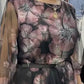 Women’s Elegant Floral Tulle Layered Dress