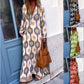 🔥2025 NEW SALES - 50% OFF🔥Summer New Nepal printed V-neck dresses