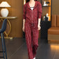 Winter Zip-Up Hoodie Top & Pants 2-Piece Set