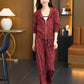 Winter Zip-Up Hoodie Top & Pants 2-Piece Set