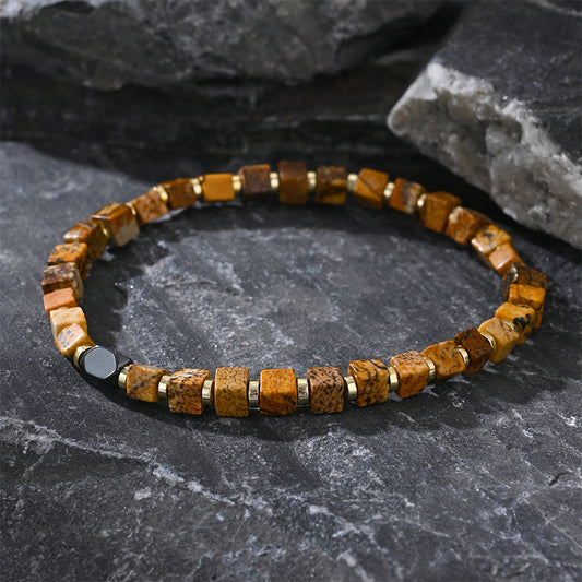 Men's Fashion Square Geometric Bracelet
