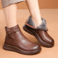 Women's Warm Artificial Leather Ankle Boots